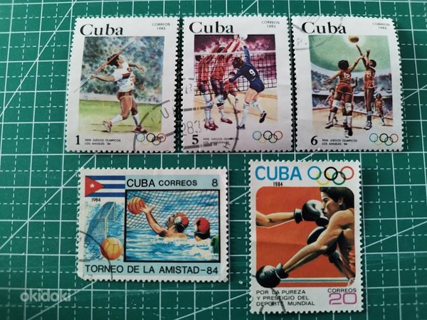 CORREOS CUBA 1983-1984 OLYMPIC GAMES (foto #1)
