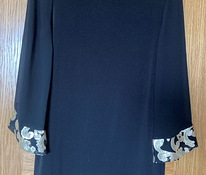 Черная женственная блузка, размер 40.