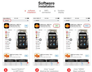 OBD2 WiFi v.1.5 autodiagnostika adapter IOS iPhone, Android (6 foto / 7)