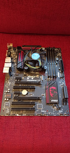 Emplaat ja protsessor kombo. Msi B150 + Intel 6500 lga 1151 (3 foto / 4)