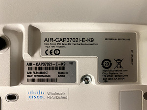 Cisco AIR-CAP3702I-E-K9 2.4GHz Gigabit LAN/WLAN Access Point (3 foto / 7)