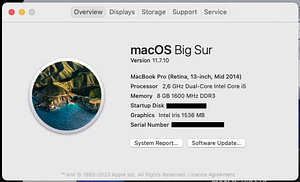 MacBook Pro Retina 13″ Mid 2014 – Core i5 / 8GB / 121GB SSD (1 foto / 1)