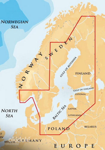 Kaart Navionics 44XG / EU644L Läänemeri jne + uuendused (foto #2)