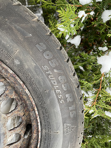 Talverehvid plekkvelgedel 205/65r15 5x108 citroen (3 foto / 3)