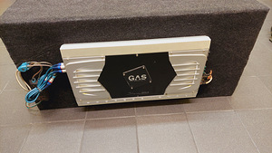 GAS Silver 200.4 autovõimendi+GAS 2x10” subwoofer (2 foto / 2)