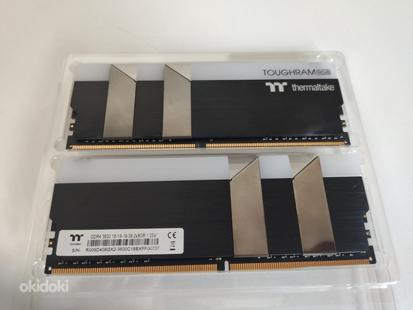 Thermaltake TOUGHRAM RGB Memory (RAM) 3600MHz 16GB (8GB x 2) (foto #1)
