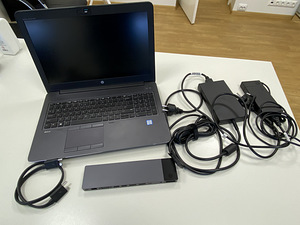 HP Zbook 15 G3 + dock + lisa laadija 200W (1 foto / 1)