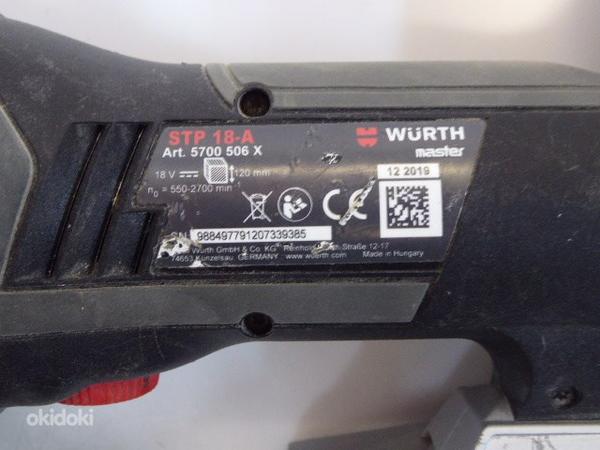 Лобзик Würth STP 18-A + 5.0Ач аккумулятор + зарядка (фото #6)