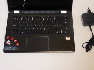 Sulearvuti Lenovo Yoga 510-14AST + laadija (4 foto / 5)