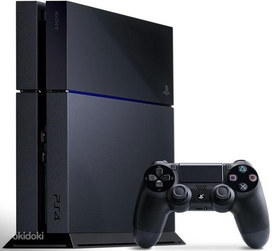 Mängukonsool Sony PlayStation 4 + pult + kaablid (foto #1)