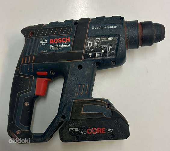Перфоратор Bosch GBH 18 V-EC + Aku 4.0Ач Без Зарядки (фото #3)