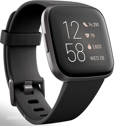 Умные часы Fitbit Versa 2 Wi-Fi NFC, black (фото #1)