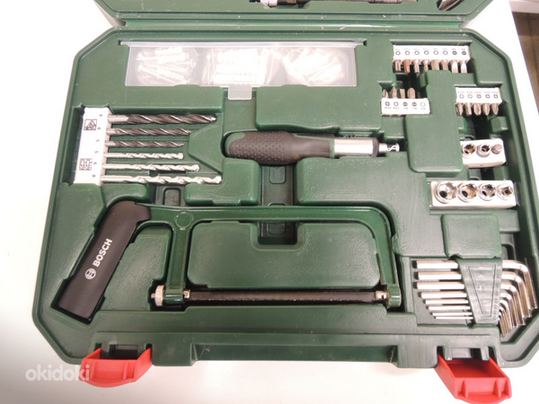 Комплект инструментов Bosch 111шт. + ящик (не полный набор) (фото #3)