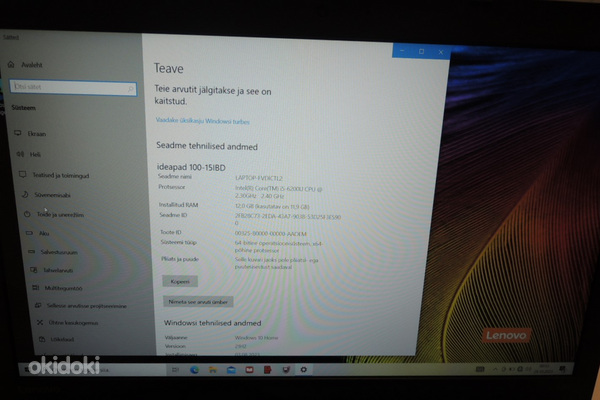 Sülearvuti Lenovo ThinkPad L560 + laadija (foto #5)