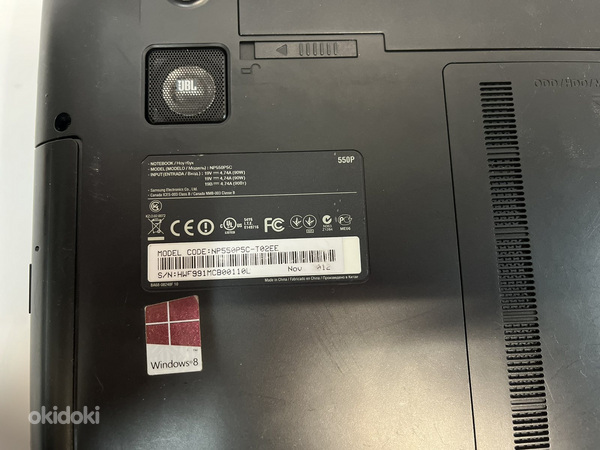 Sülearvuti Samsung nNP550P5C + Laadija (foto #5)