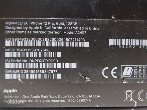 Telefon Apple iPhone 12 Pro 128 GB + Laadija + Karp (foto #2)