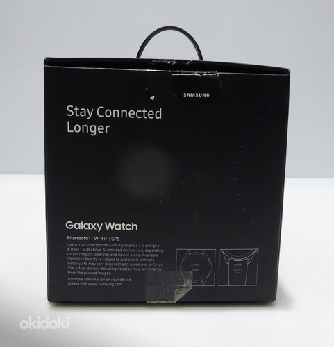 Nutikell Samsung Galaxy Watch 42 mm + Laadija + Karp (foto #3)