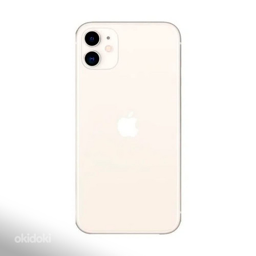 Телефон Apple iPhone 11 64ГБ Белый , 77% батареи (фото #1)