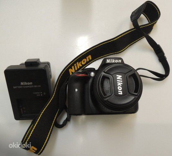 Peegelkaamera Nikon D3300 + laadija (foto #2)