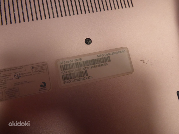 Sülearvuti Acer Swift SF314-57 Rose + Laadija (foto #6)