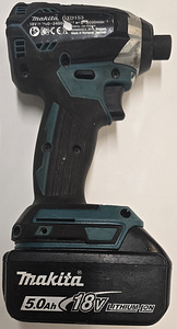 Akulöökkruvikeeraja Makita DTD 153 + Aku 5,0Ah (2 foto / 6)