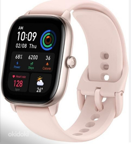 Nutikellad Amazfit GTS 4 mini + Laadija + Karp, kriimustused