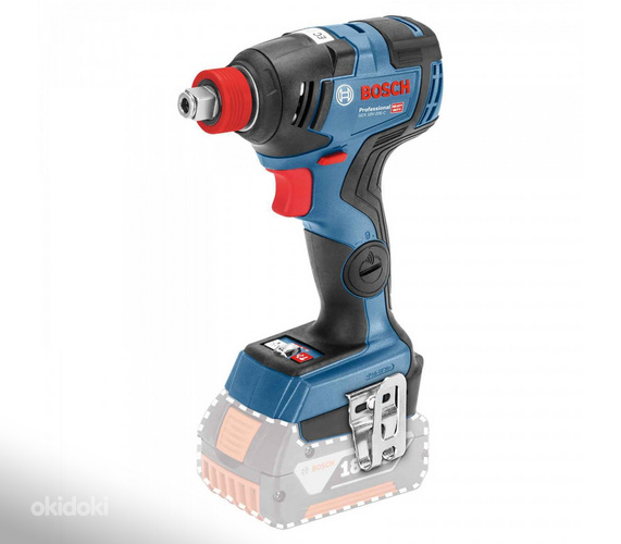 Akulöökmutri- ja kruvikeeraja Bosch GDX 18V-200 C + 4ah