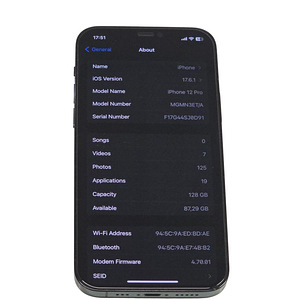 Nutitelefon Apple Iphone 12 Pro 128gb Aku 84% + Ümbris (4 foto / 5)