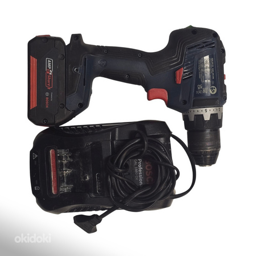 Akutrell Bosch GSR 18V-55 + 4,0Ah + Laadija
