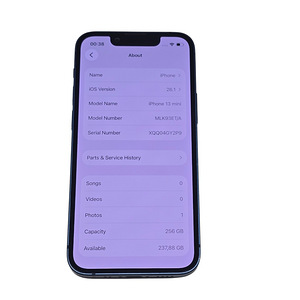 Nutitelefon Apple Iphone 13 mini 256gb aku 100% + ümbris (5 foto / 6)