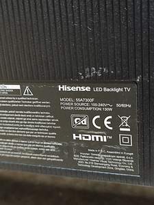 Teler Hisense 55A7300F + pult (4 foto / 5)