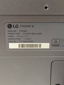 Monitor LG 27GS50F-B + juhed (4 foto / 5)