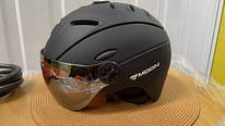 Лыжный шлем с очками размера L
