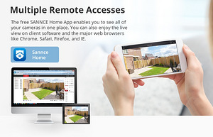 4x 2MP Full HD kaamerat + salvestusseade valva (maa)kodu (5 foto / 10)