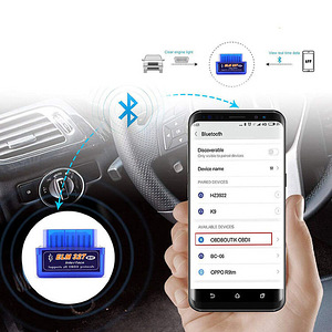 Diagnostikaseade ELM327 ODB2 Bluetooth v2.1 Uus! (10 foto / 10)
