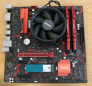 ASUS EX-A320M Gaming, Ryzen 3 2200G, DDR4 8GB,SSD M.2 128GB (3 foto / 10)