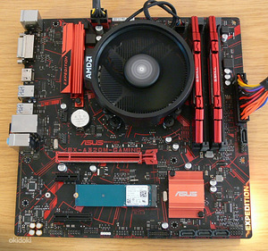 ASUS EX-A320M Gaming, Ryzen 3 2200G, DDR4 8GB,SSD M.2 128GB (4 foto / 10)