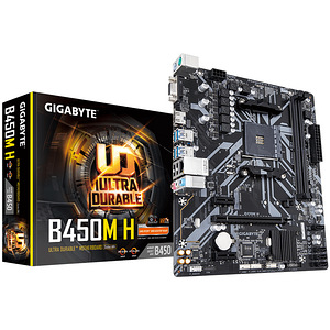 Gigabyte B450M H, Ryzen 5 1500x, DDR4 16GB, SSD 256GB M.2 (1 foto / 10)
