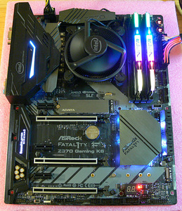 AsRock Z370 Gaming K6, i5-9400, RGB DDR4 16GB, SSD 250GB M.2 (3 foto / 8)