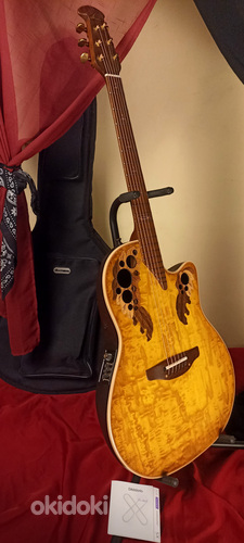 1992 Ovation Collector's Series неглубокая чаша гитара из яс
