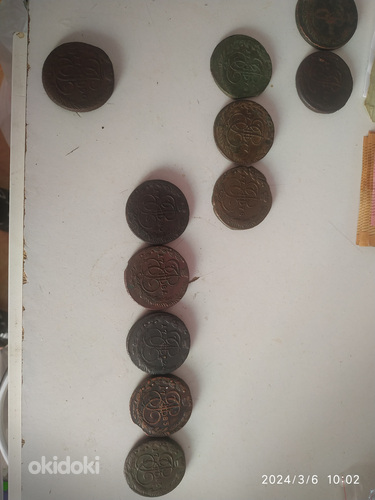 Tsaari ilus hõbe rublad,kopikat ja veel mündid. (foto #10)