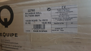 Plaat Hispaania kirju romb. Uus (3 foto / 3)