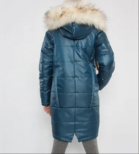 Зимнее очень теплое пальто для девочки 158 / 164