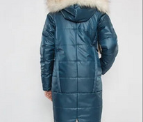 Зимнее очень теплое пальто для девочки 158 / 164