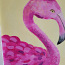 Maal akrüülvärvidega 30 x 40 "Flamingo" (foto #2)