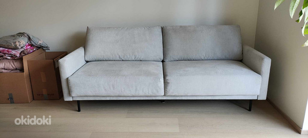 Серый диван-кровать (фото #3)