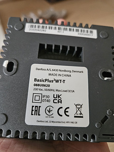 5 x Danfoss BasicPlus 2 WT-T põrandakütte termostaat (2 foto / 2)