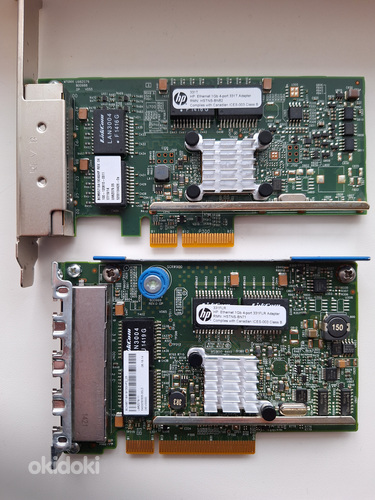 Сетевая карта LAN card PCIe SFP+ 10Gb 1Gb 2/4-ports (10шт) (фото #7)