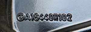 R20 Mercedes ORIGINAAL ML GL GLE R W166 W447 - UUS - 5x112 (4 foto / 5)