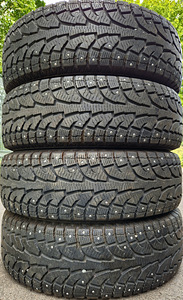 R17 Hankook 225/65/17 - 7.5mm - 100% naelad (1 foto / 2)